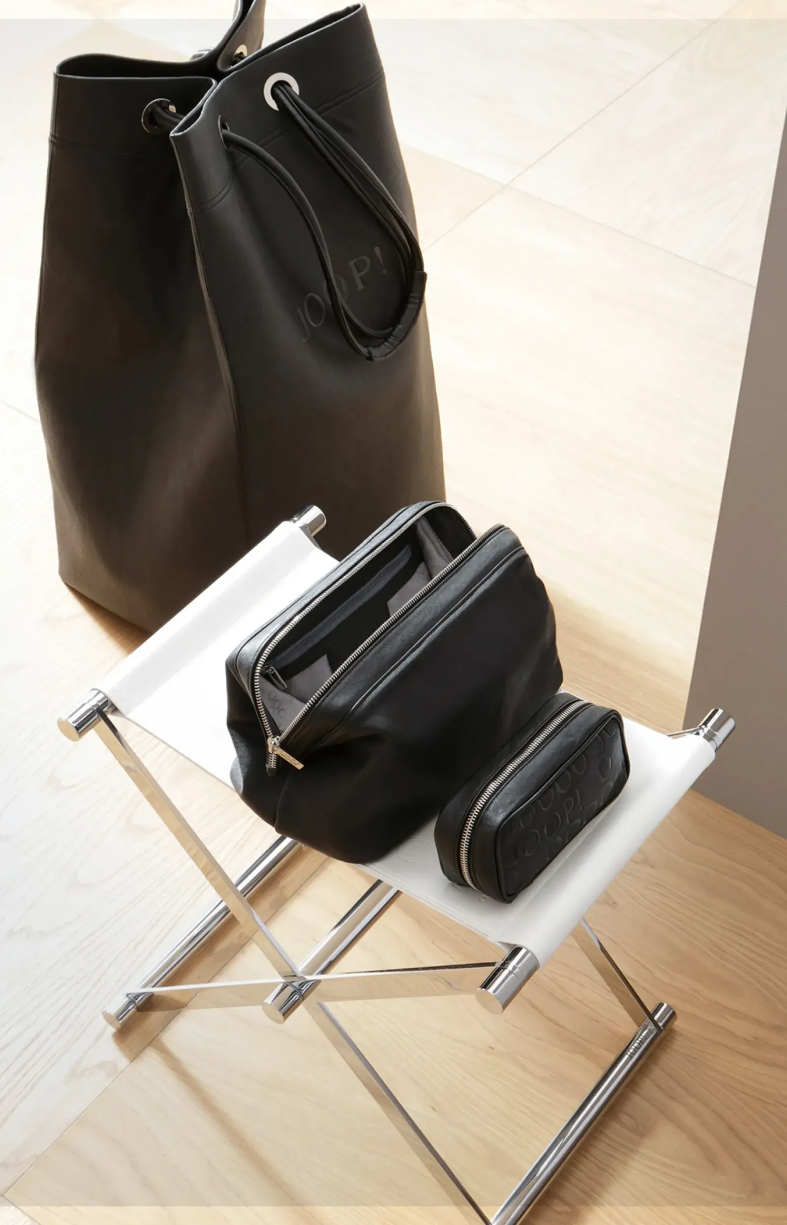 JOOP! Bad-Accessoires>Badhocker Chromeline, Weiß