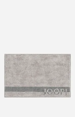 JOOP! Badteppiche>Badteppich LOGO STRIPES in Platin, 60 x 90 cm