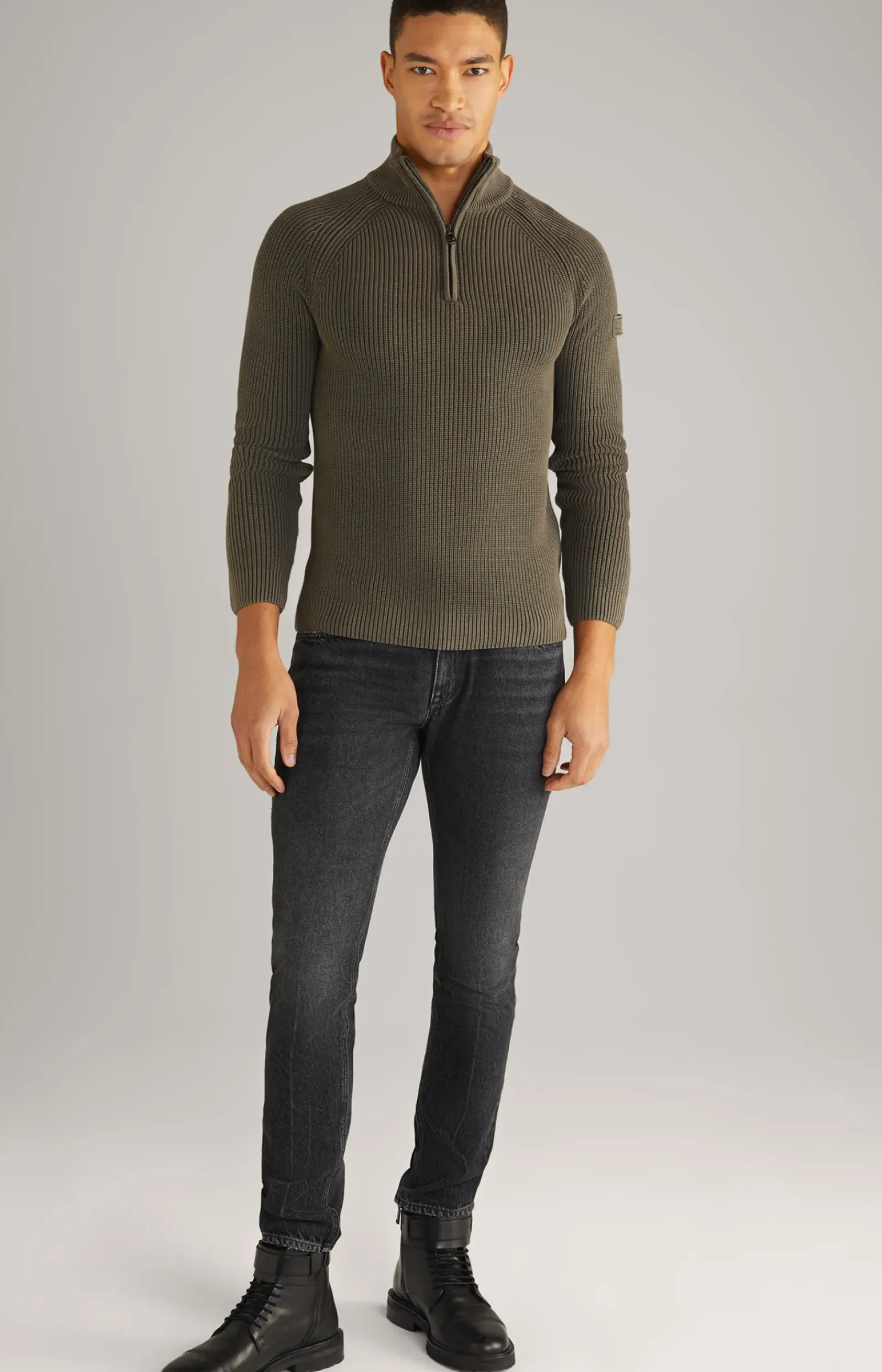 JOOP! Strick>Baumwoll-Pullover Henricus in