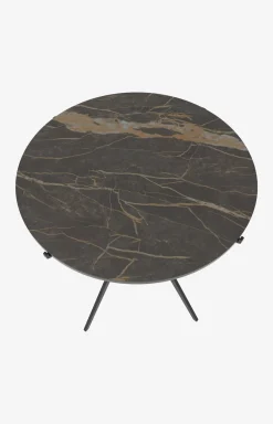 JOOP! Kleinmöbel>Beistelltisch CURVES mit Marmorkeramikplatte, 45 x 47 cm in