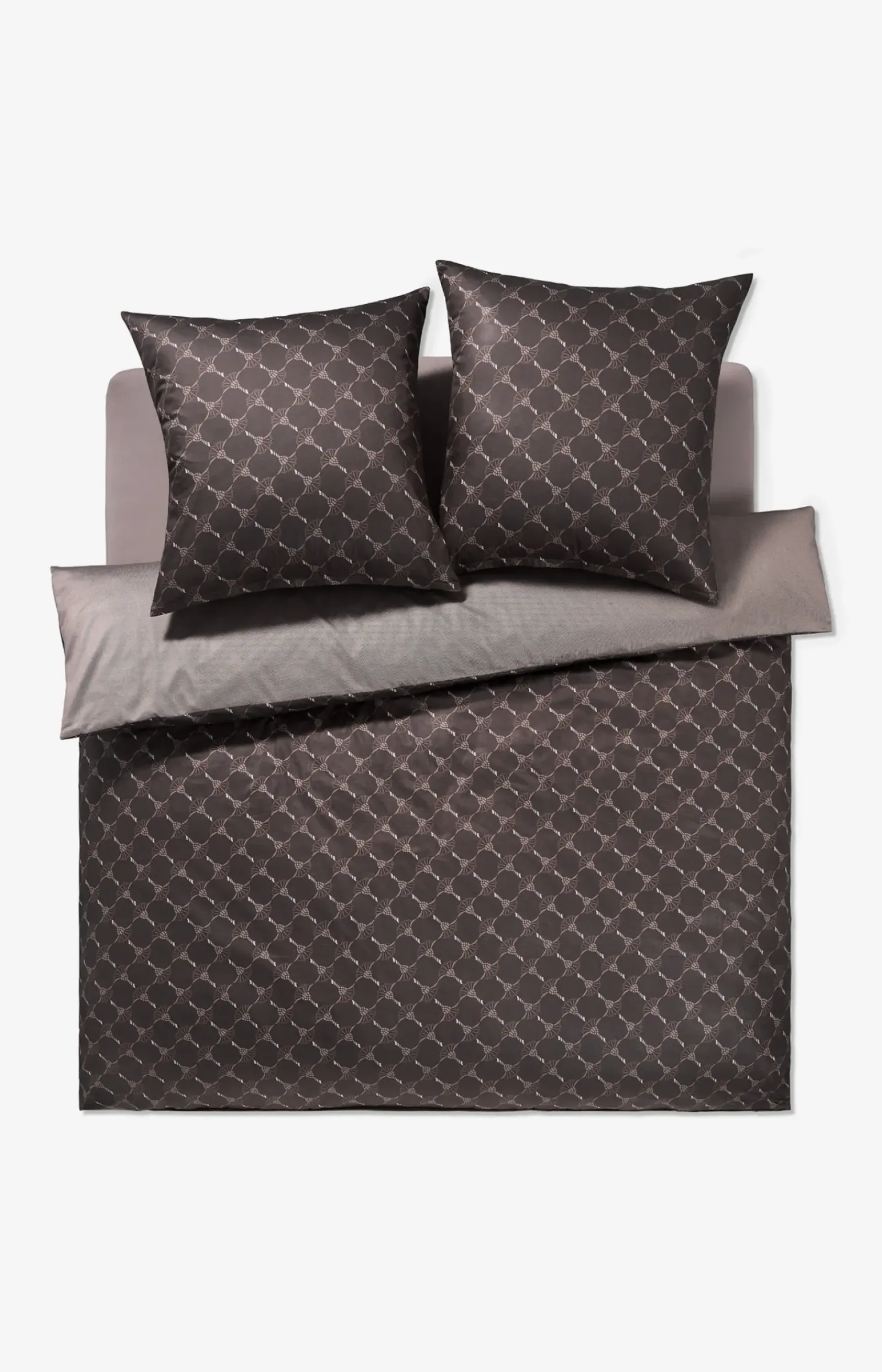 JOOP! Bettwäsche>Bettwäsche Cornflower Double in Shiny Black,