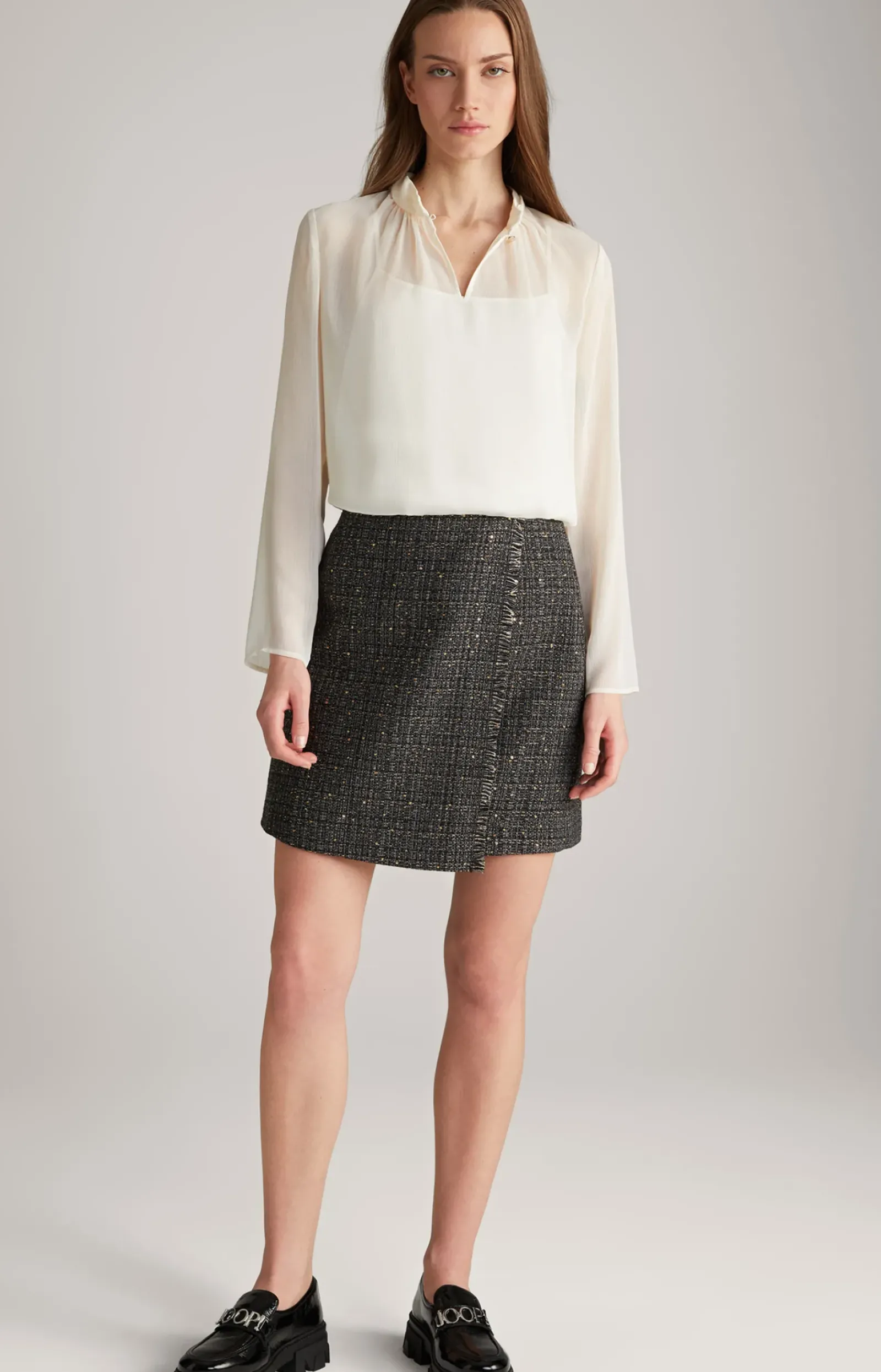 JOOP! Blusen|Bekleidung>Chiffon-Bluse in Creme