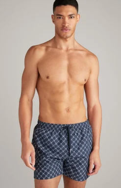 JOOP! Shorts & Badeshorts>Cornflower Badeshorts Mykonos in gemustert
