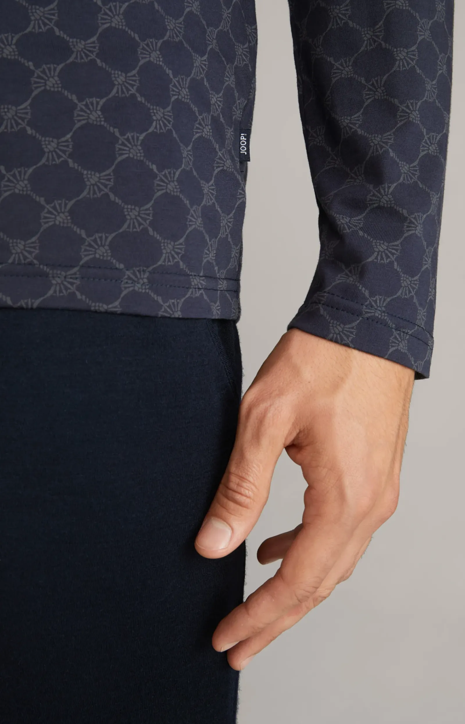 JOOP! Unterwäsche&Loungewear>Cornflower Loungewear Longsleeve in gemustert