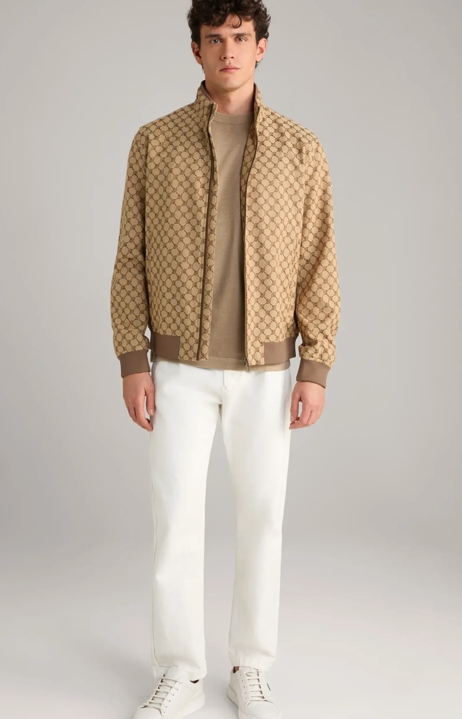 JOOP! Jacken&Mänte|Bekleidung>Cornflower-Jacke Escor in Beige/ gemustert