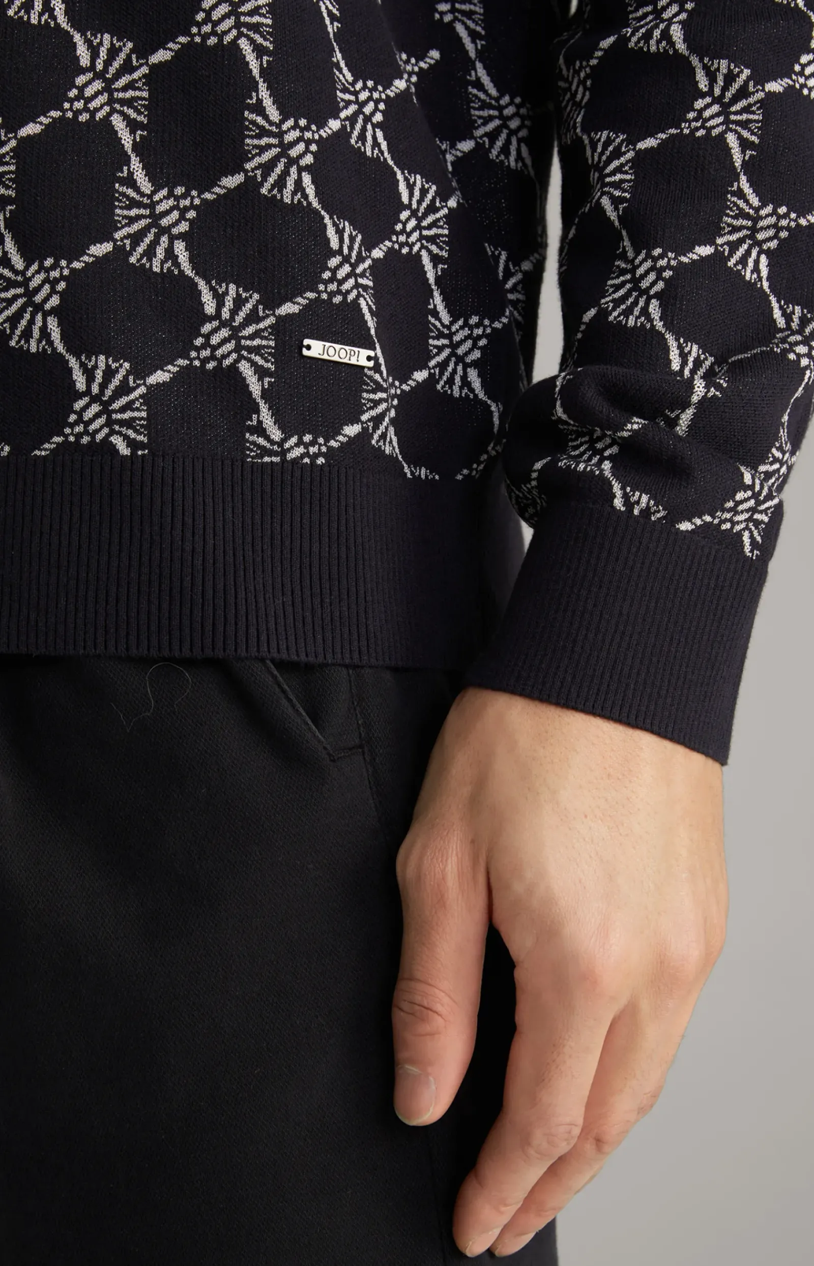 JOOP! Strick|Bekleidung>Cornflower-Pullover Ravon in gemustert