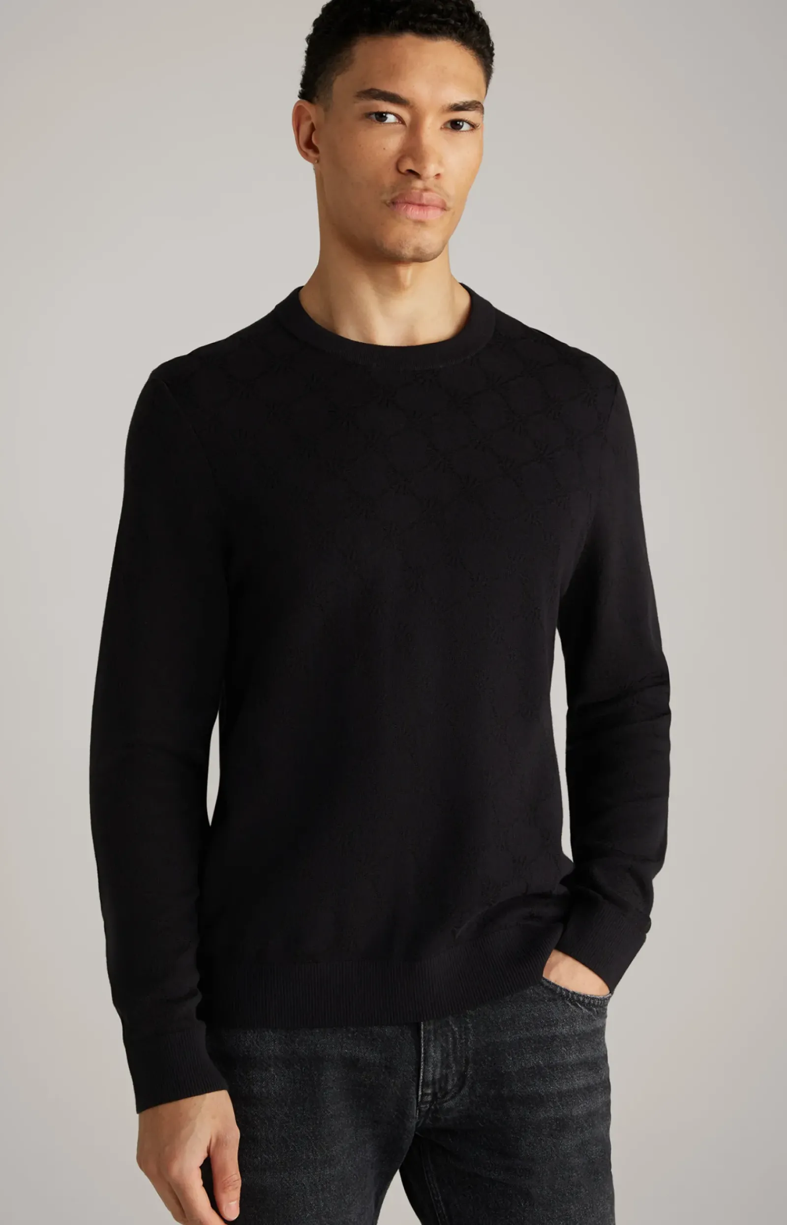 JOOP! Strick|Bekleidung>Cornflower-Pullover Ravon in gemustert