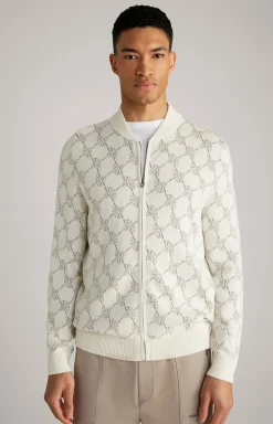 JOOP! Strick|Bekleidung>Cornflower-Strickjacke Raveno in gemustert