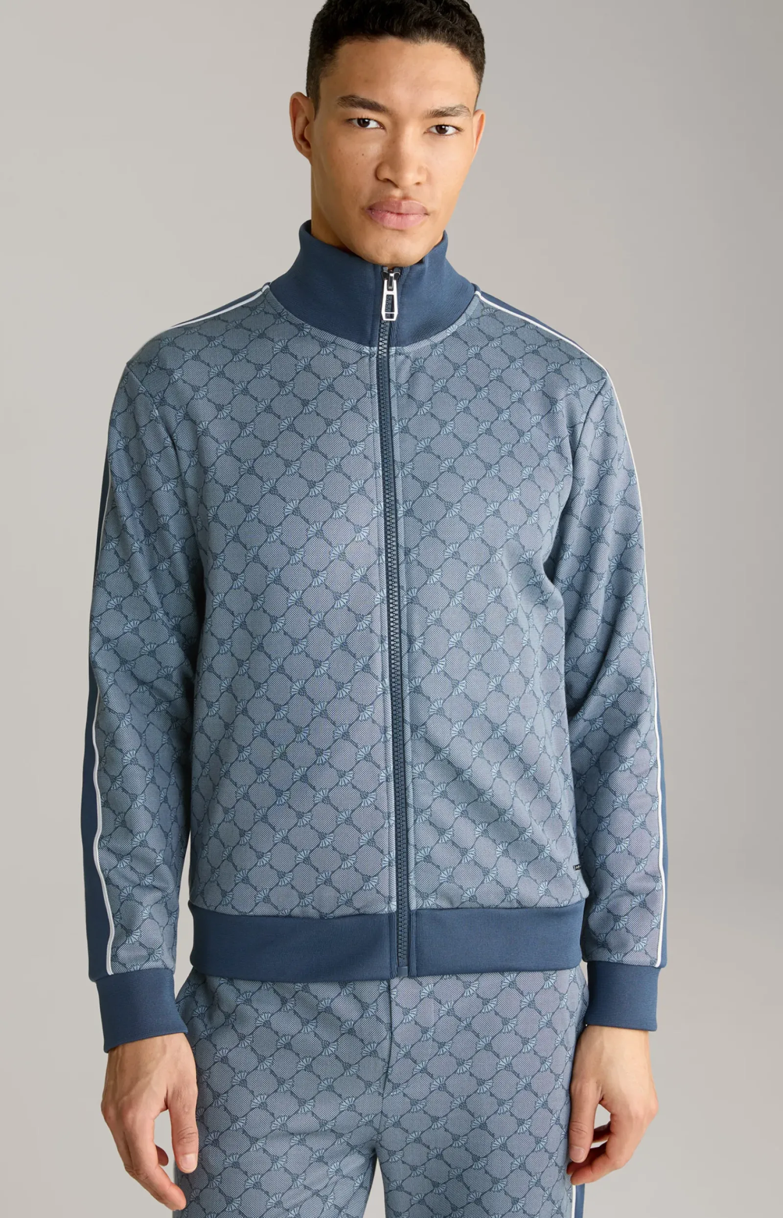 JOOP! T-Shirts&Sweats|Bekleidung>Cornflower-Sweatjacke Tayfun in gemustert