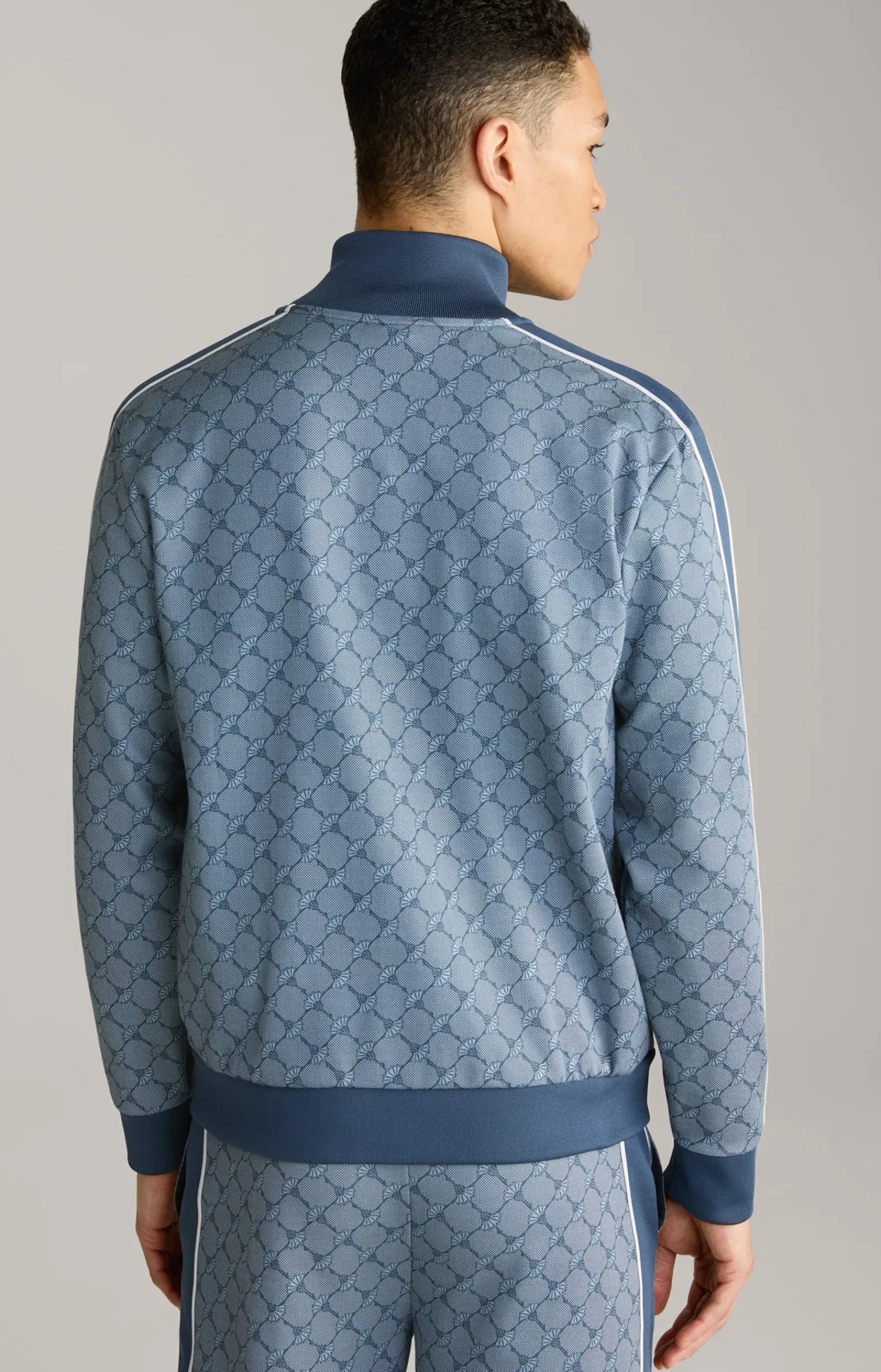 JOOP! T-Shirts&Sweats|Bekleidung>Cornflower-Sweatjacke Tayfun in gemustert