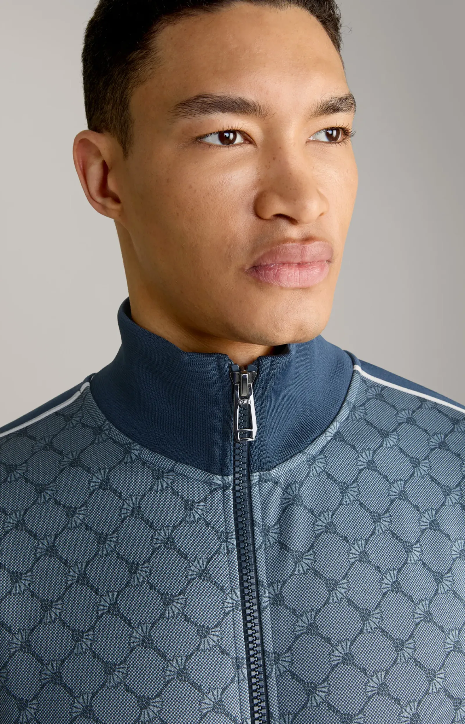 JOOP! T-Shirts&Sweats|Bekleidung>Cornflower-Sweatjacke Tayfun in gemustert