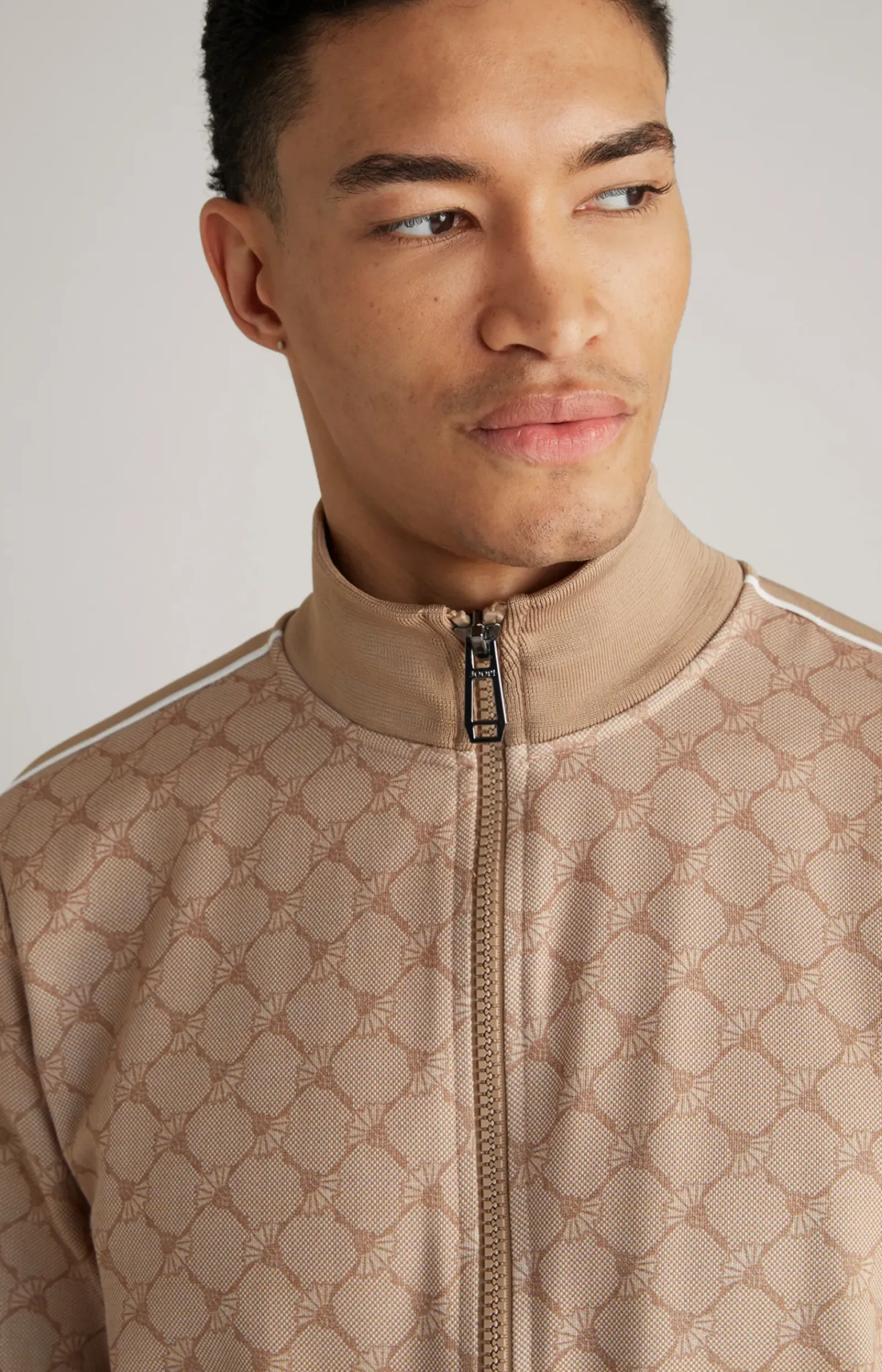 JOOP! T-Shirts&Sweats|Bekleidung>Cornflower-Sweatjacke Tayfun in gemustert