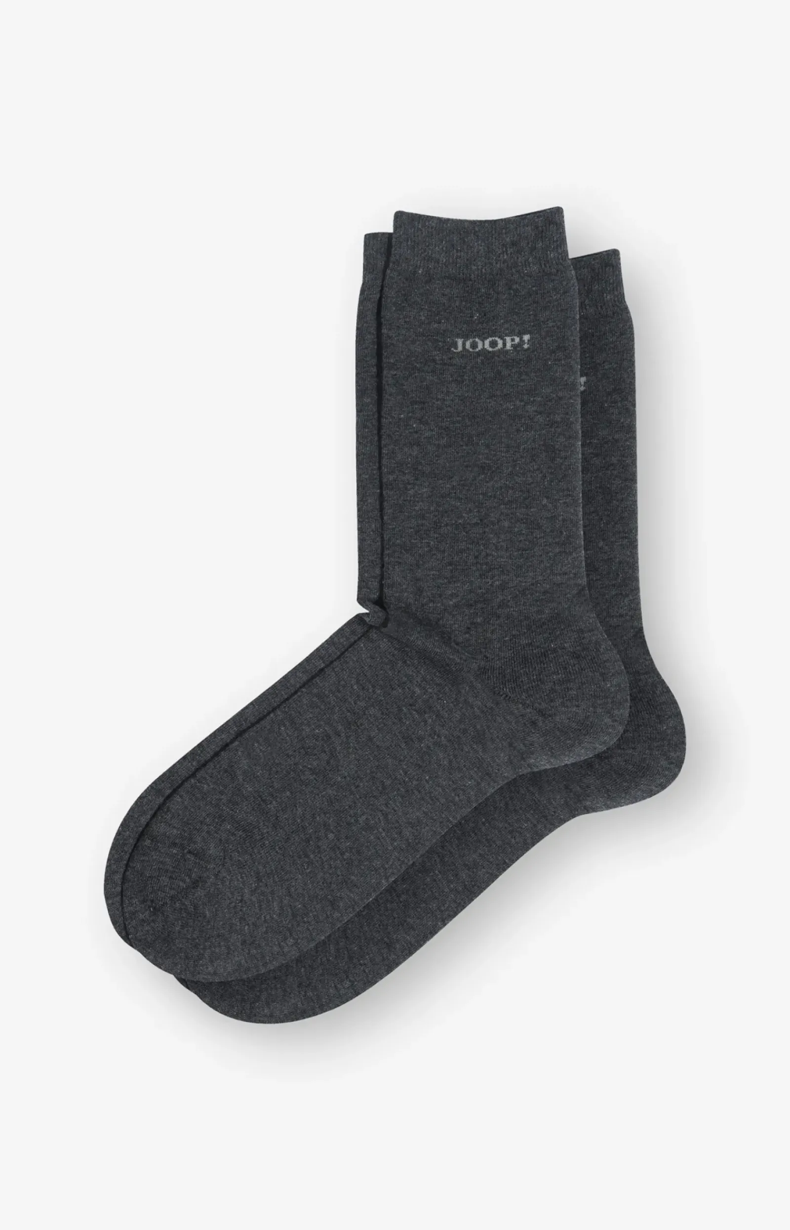 JOOP! Socken>2er-Pack Finest Organic Cotton Socken in Dunkelgrau