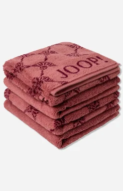 JOOP! Waschhandschuh>Ftierserie CLASSIC DOUBLEFACE in Rouge