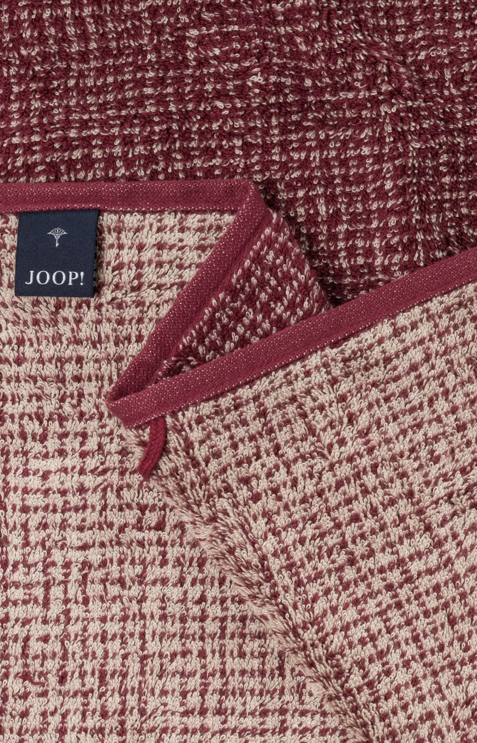 JOOP! Duschtuch>Ftierserie SELECT ALLOVER in Rouge