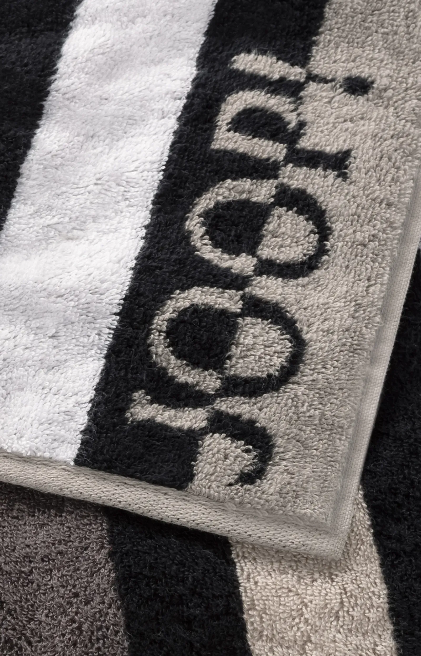 JOOP! Duschtuch>Frottierserie TONE STRIPES in Platin gestreift