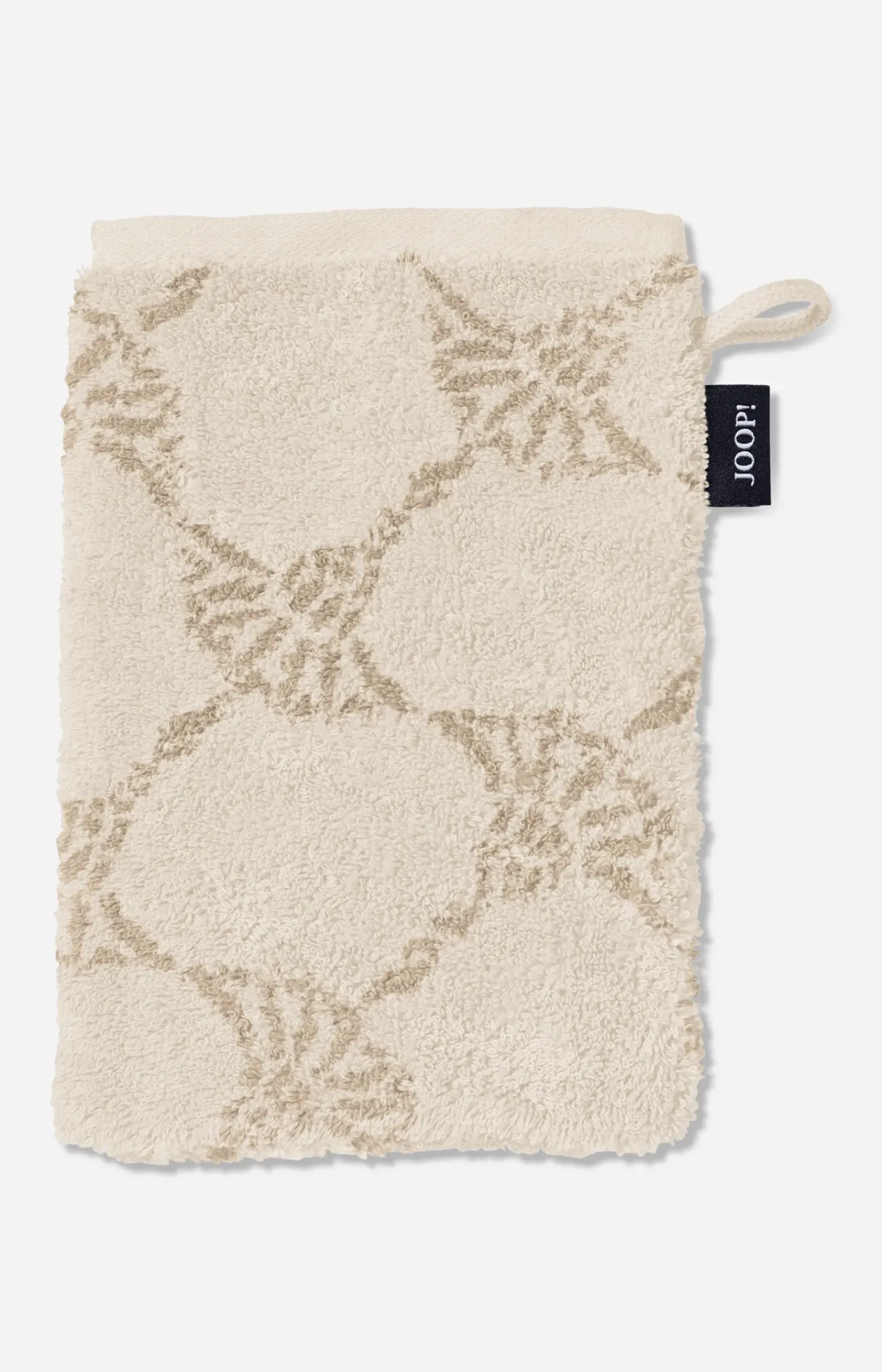JOOP! Seifentuch|Waschhandschuh>Frottierserie Sand/Ecru Cornflower,
