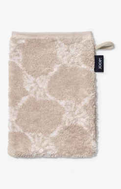 JOOP! Waschhandschuh>Frottierserie /Ecru Cornflower,