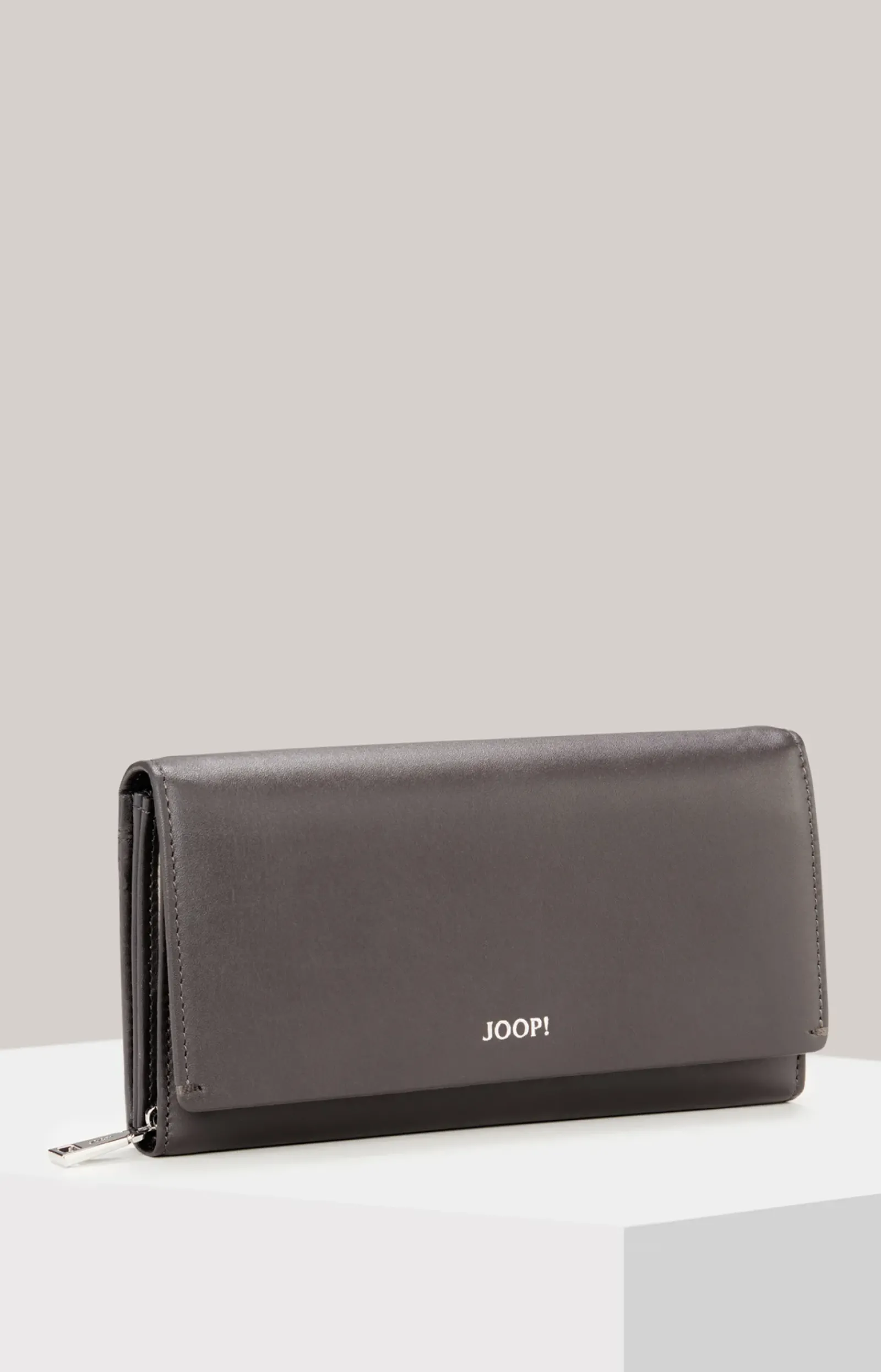 JOOP! Kleinlederwaren>Geldbörse Sofisticato Europa in Braun-Grau