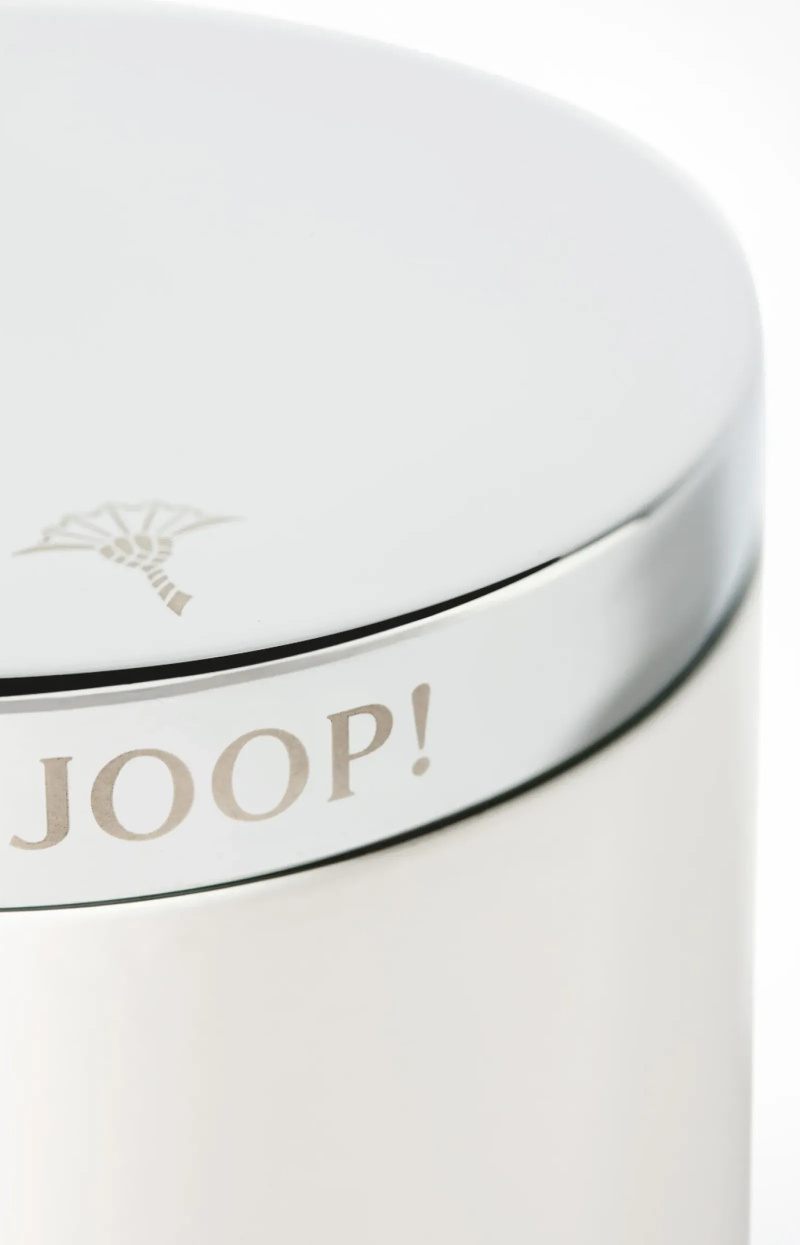 JOOP! Bad-Accessoires|Wohn-Accessoires>Große Aufbewahrungsdose Chromeline, Silber/Weiß
