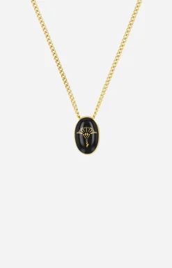 JOOP! Ketten|Schmuck>Halskette mit Enamel Black in /Schwarz