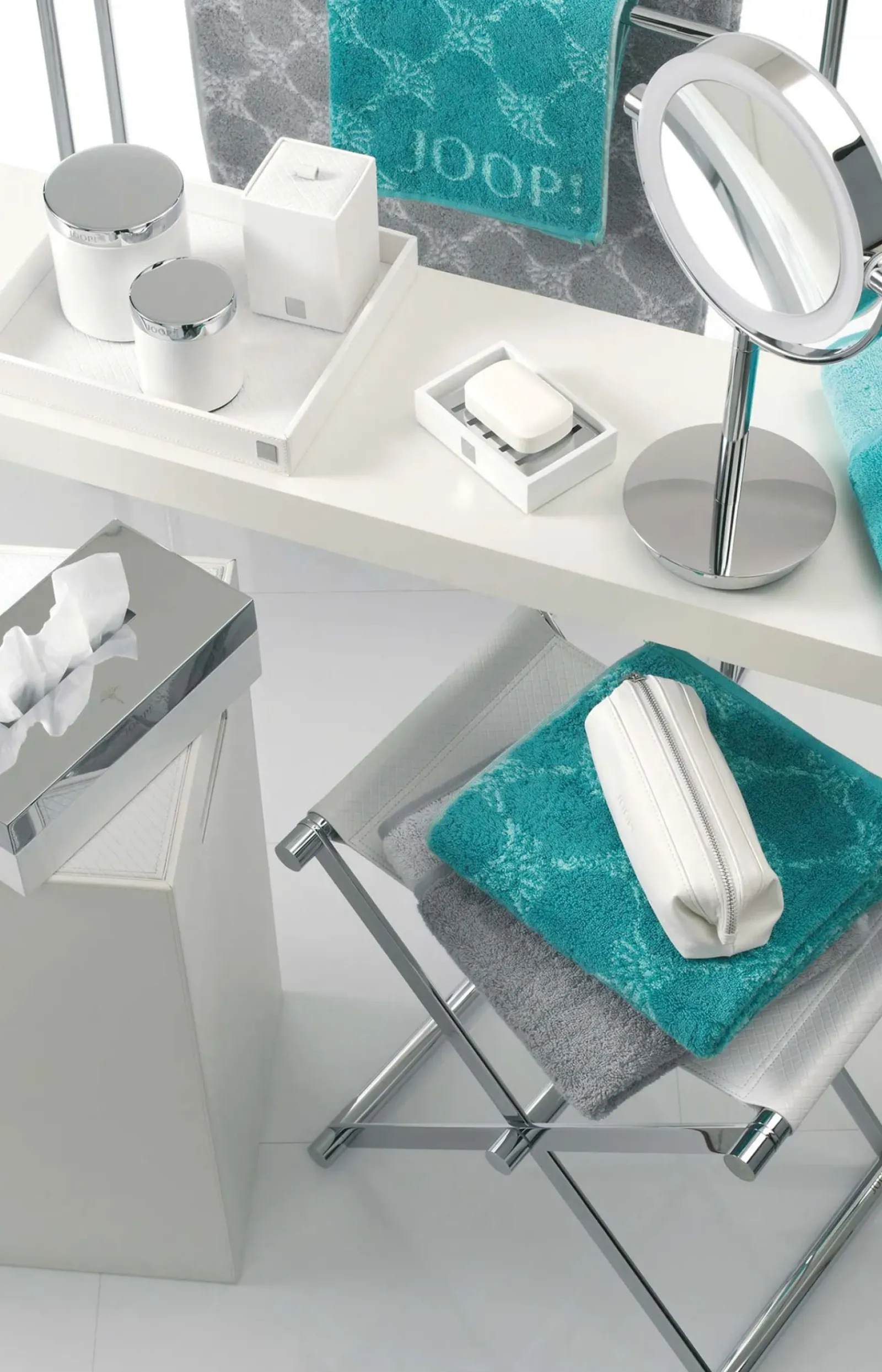 JOOP! Bad-Accessoires>Handtuchständer Chromeline, Silber