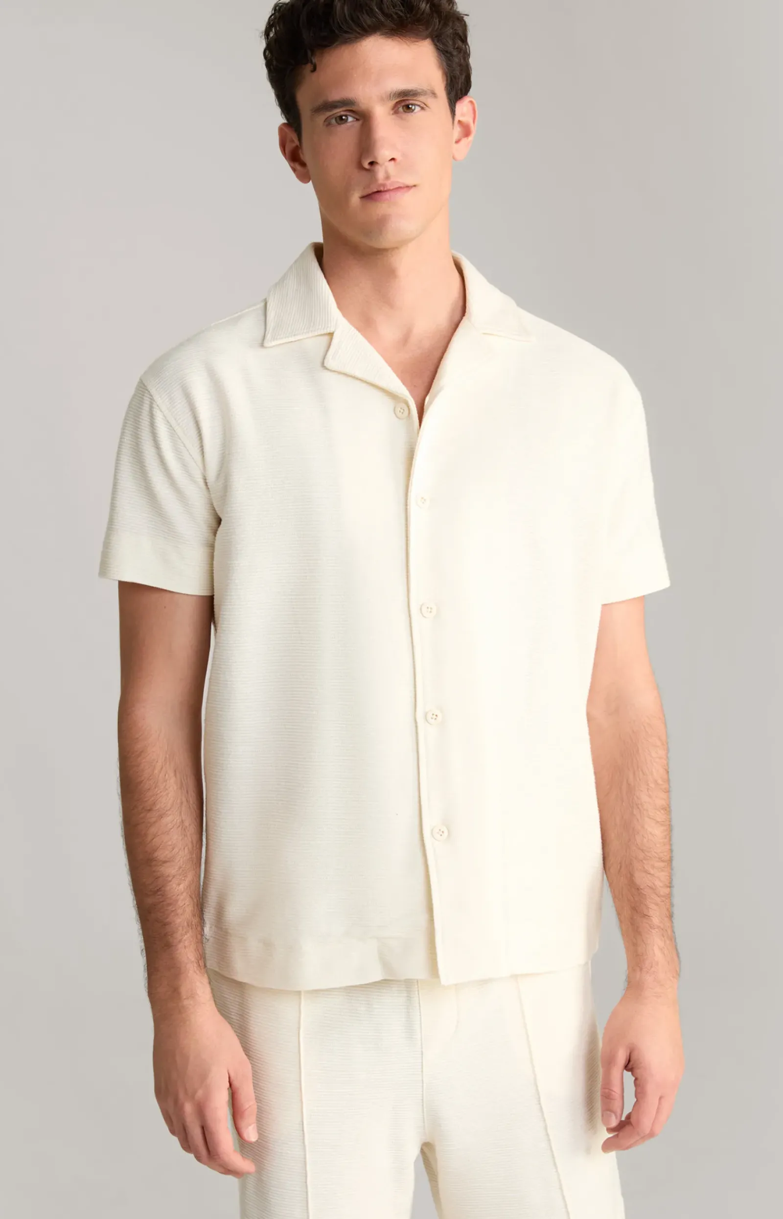 JOOP! Hemden|Bekleidung>Hemd Damian in Beige strukturiert