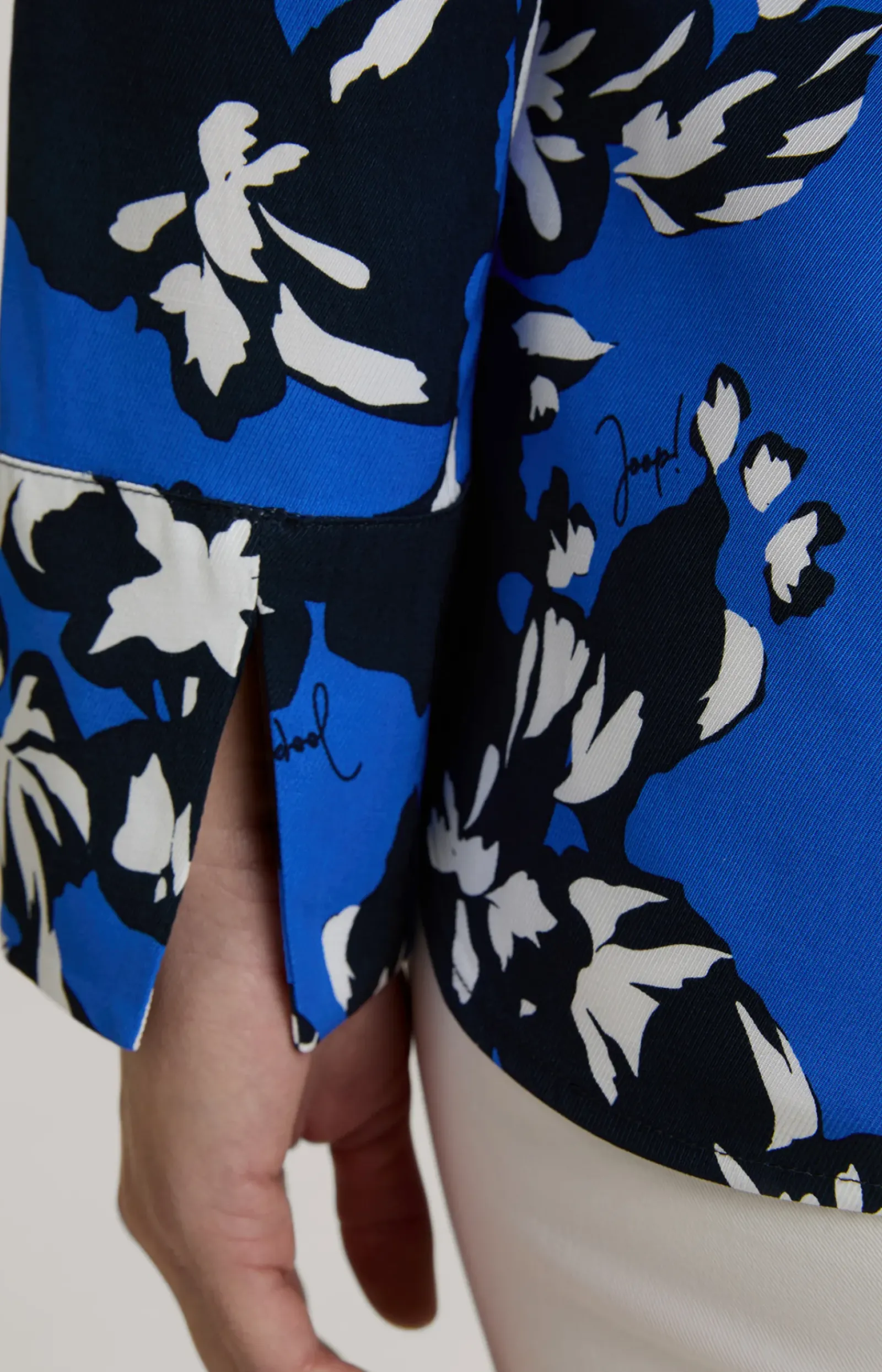 JOOP! Blusen|Bekleidung>Hemdbluse in Navy/Marineblau/Weiß
