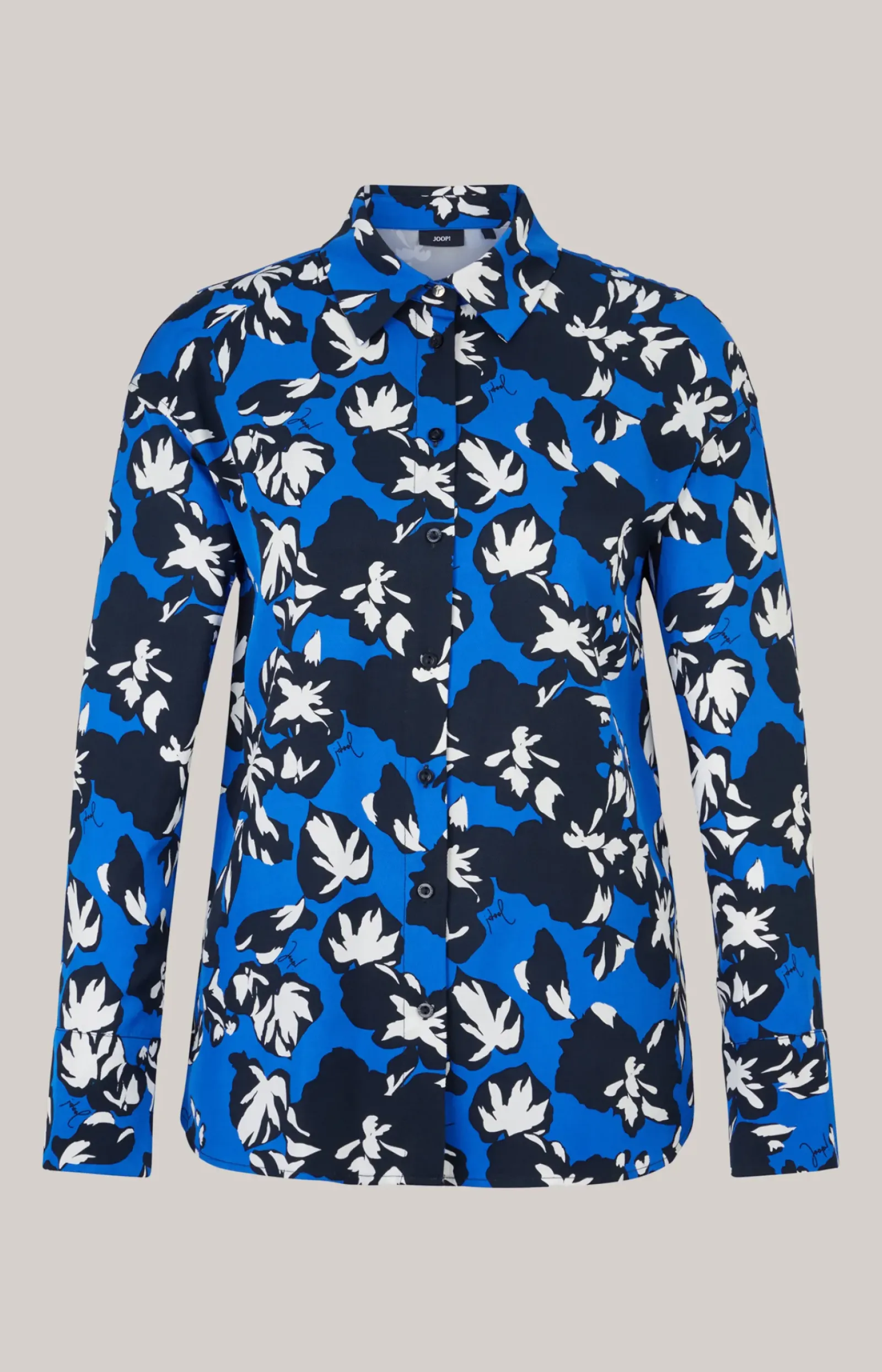 JOOP! Blusen|Bekleidung>Hemdbluse in Navy/Marineblau/Weiß