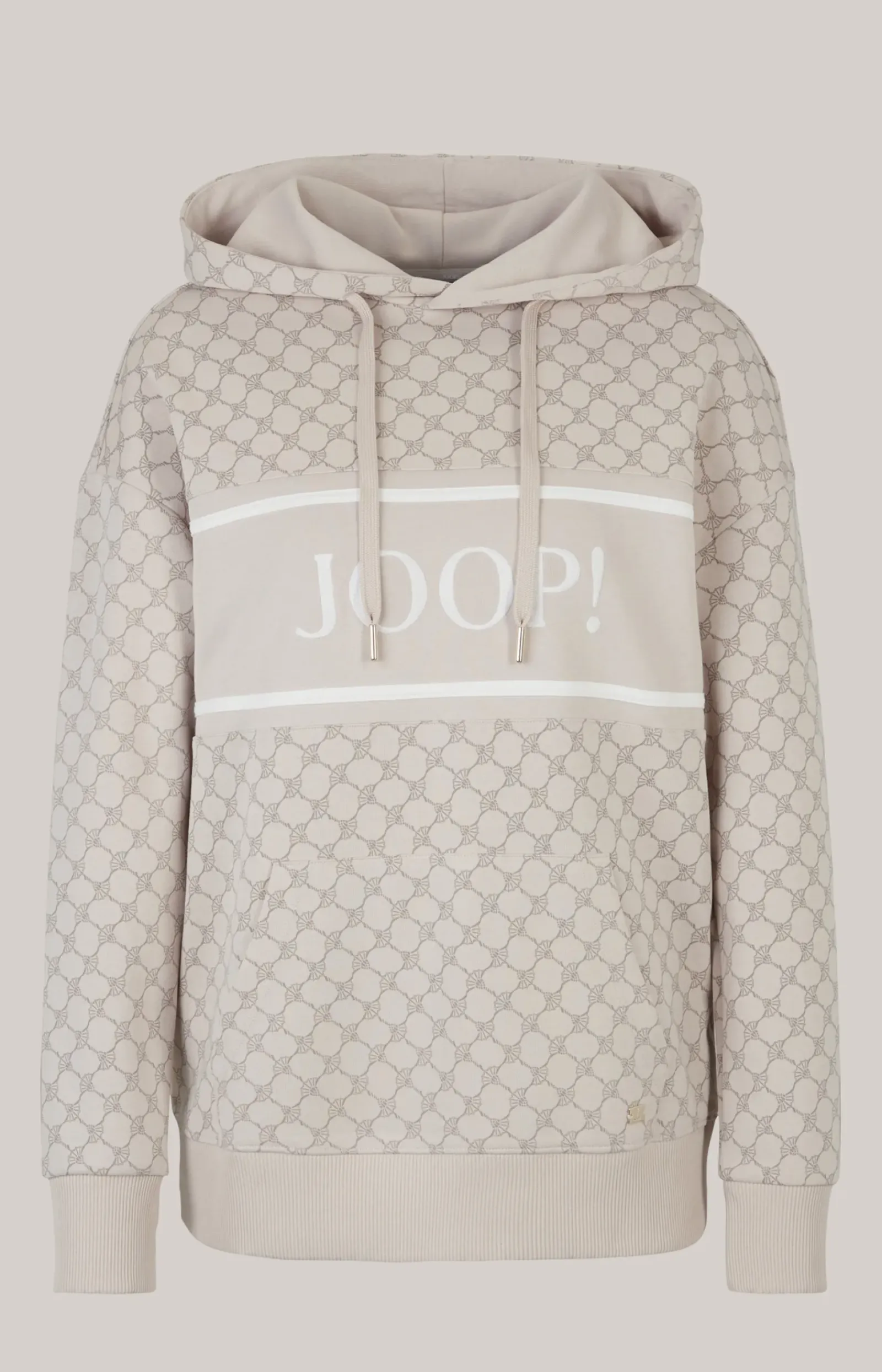 JOOP! Shirts & Sweats|Bekleidung>Hoodie in Nude gemustert