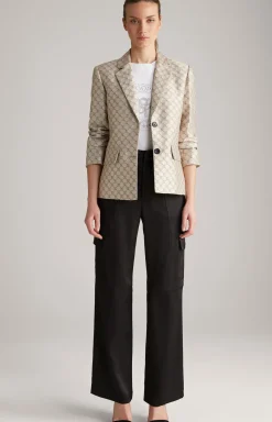 JOOP! Blazer|Bekleidung>Jacquard-Blazer in gemustert