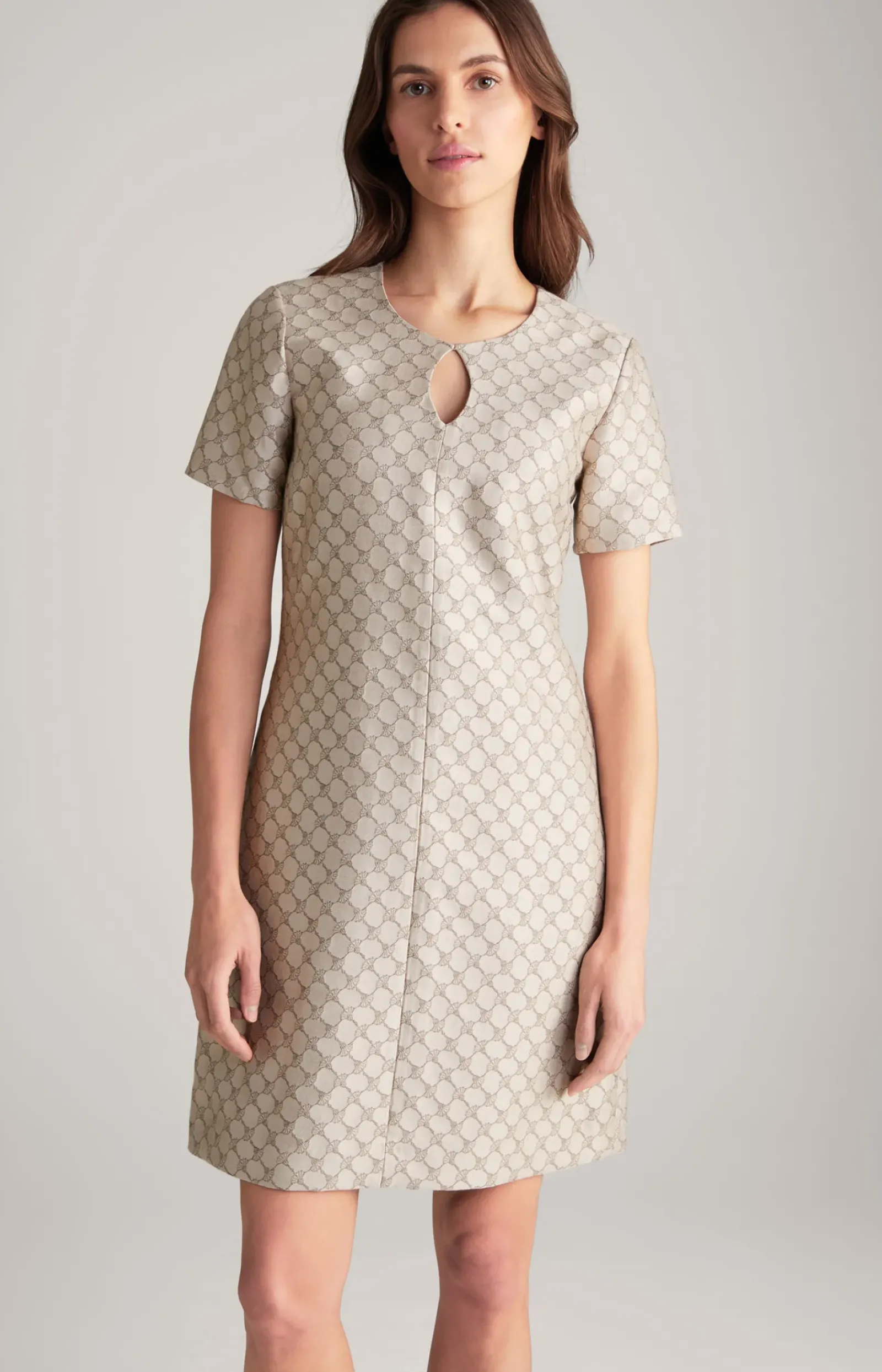 JOOP! Kleider & Röcke|Bekleidung>Jacquard-Kleid in gemustert