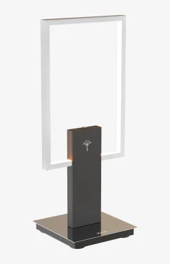 JOOP! Leuchten|Wohn-Accessoires>CUBE LIGHTS LED-Tischleuchte, Chrom/Schwarz