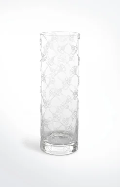 JOOP! Wohn-Accessoires|Tischaccessoires>Kristallvase Allover (30x10), Weiß