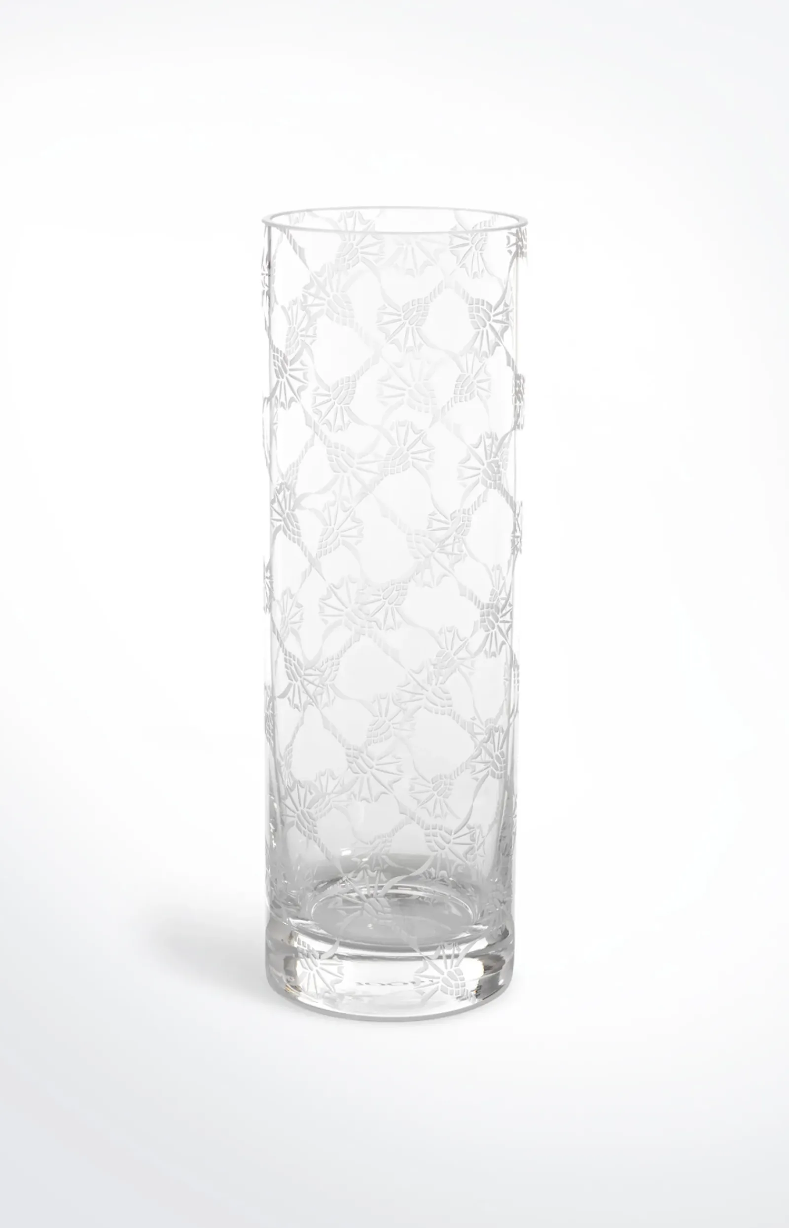 JOOP! Wohn-Accessoires|Tischaccessoires>Kristallvase Allover (30x10), Weiß