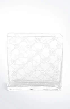JOOP! Wohn-Accessoires|Tischaccessoires>Kristallvase Allover (20x8x20), Weiß