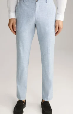 JOOP! Hosen & Chinos|Bekleidung>Leinenmix-Chino Hank in Blau/Weiß kariert