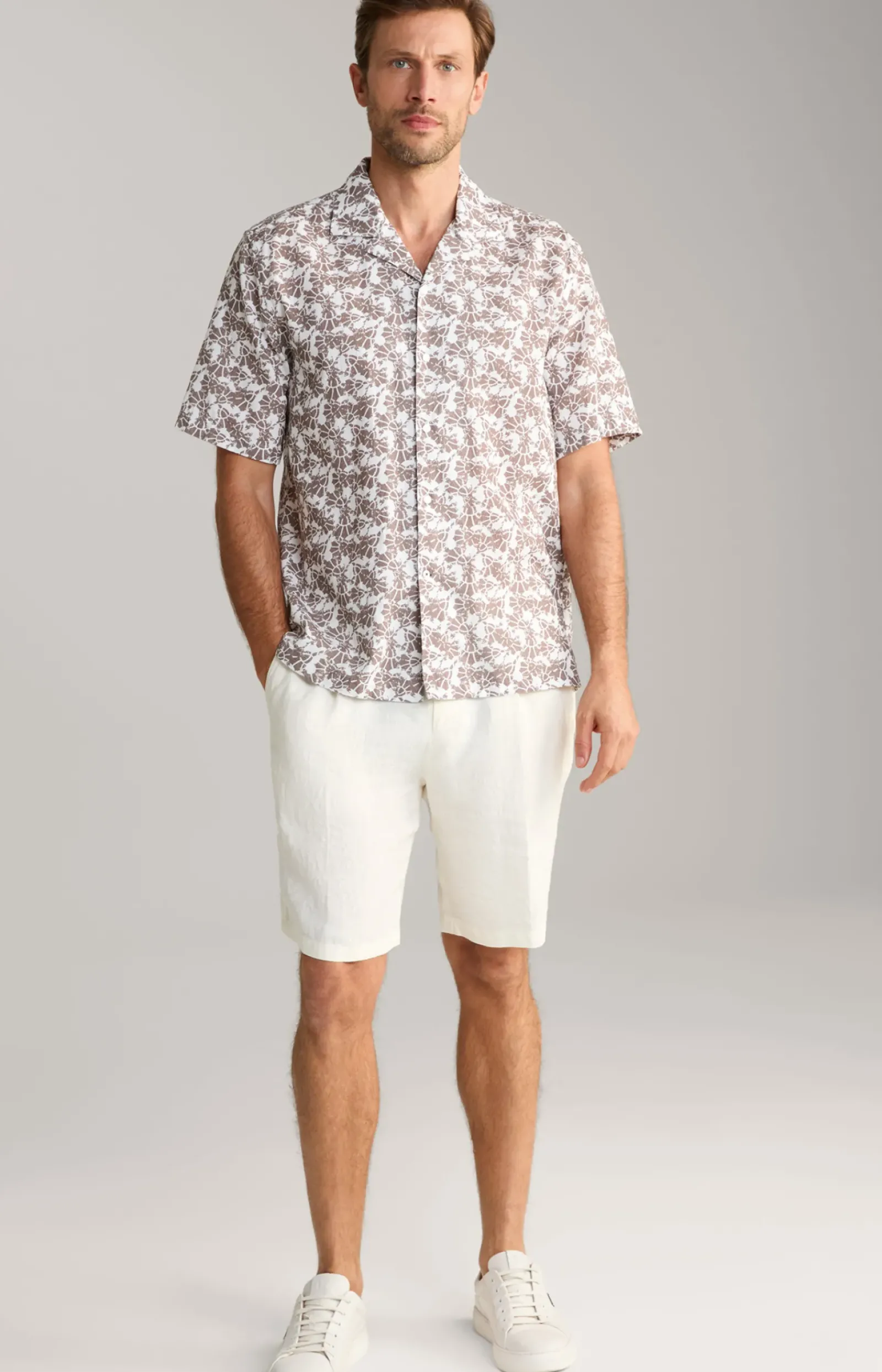 JOOP! Shorts & Badeshorts|Bekleidung>Leinenmix-Shorts Dinghy in meliert
