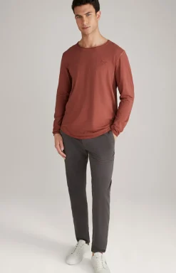 JOOP! T-Shirts&Sweats>Longsleeve Carlos in rot meliert