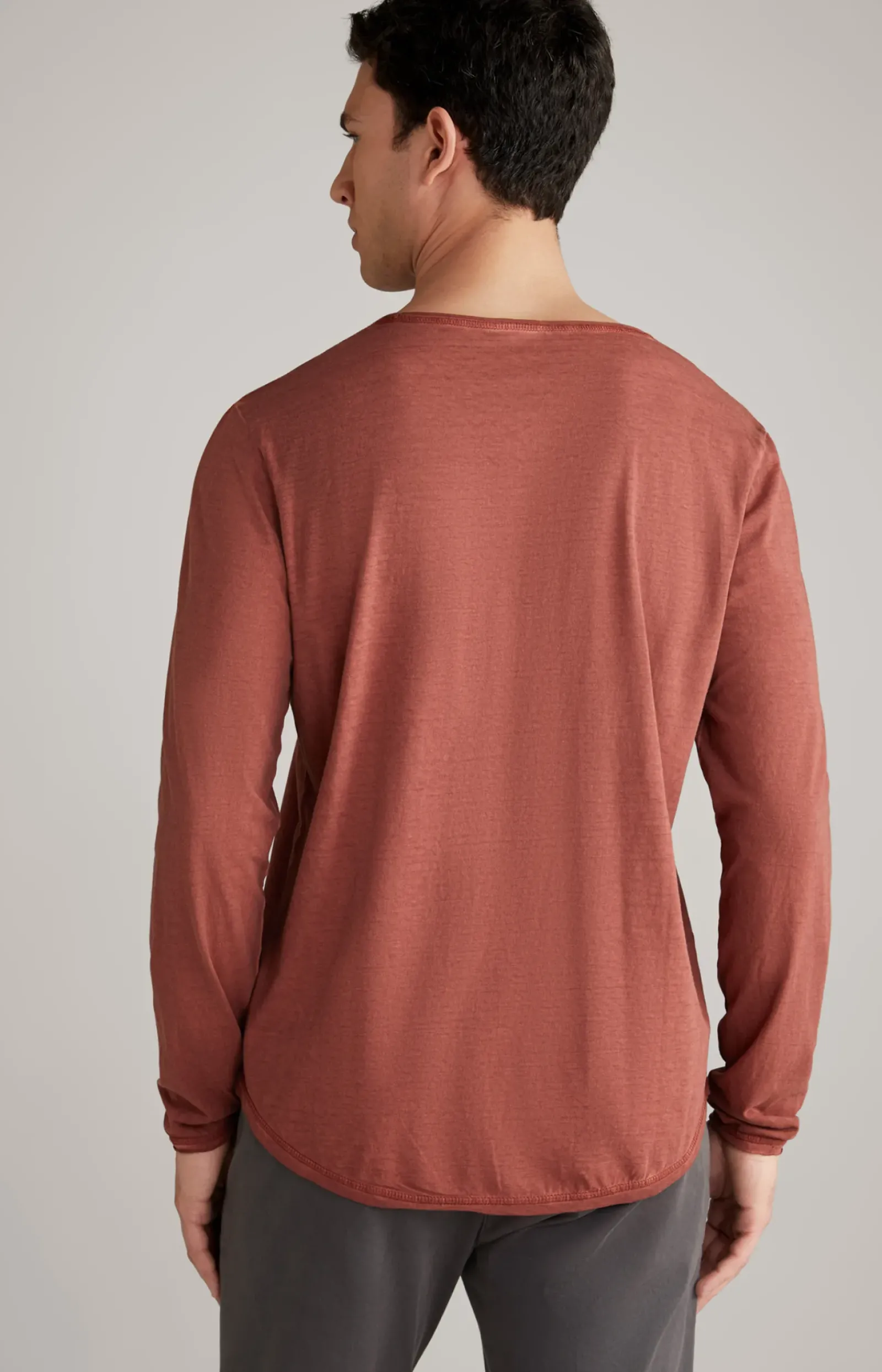 JOOP! T-Shirts&Sweats>Longsleeve Carlos in rot meliert