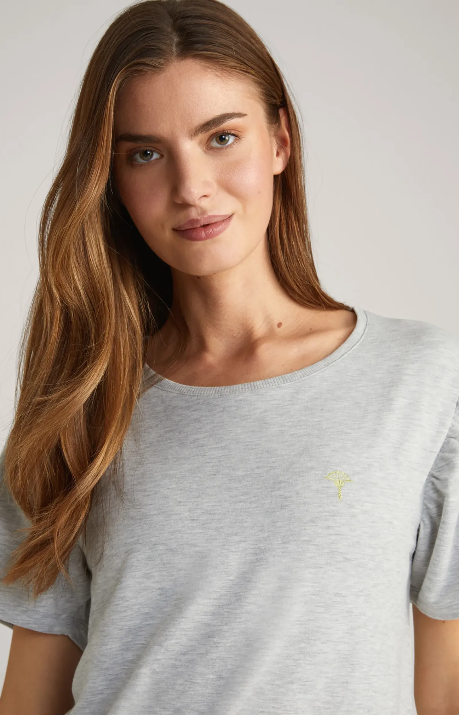 JOOP! Loungewear & Nachtwäsche|Bekleidung>Loungewear Longshirt in Grey Melange