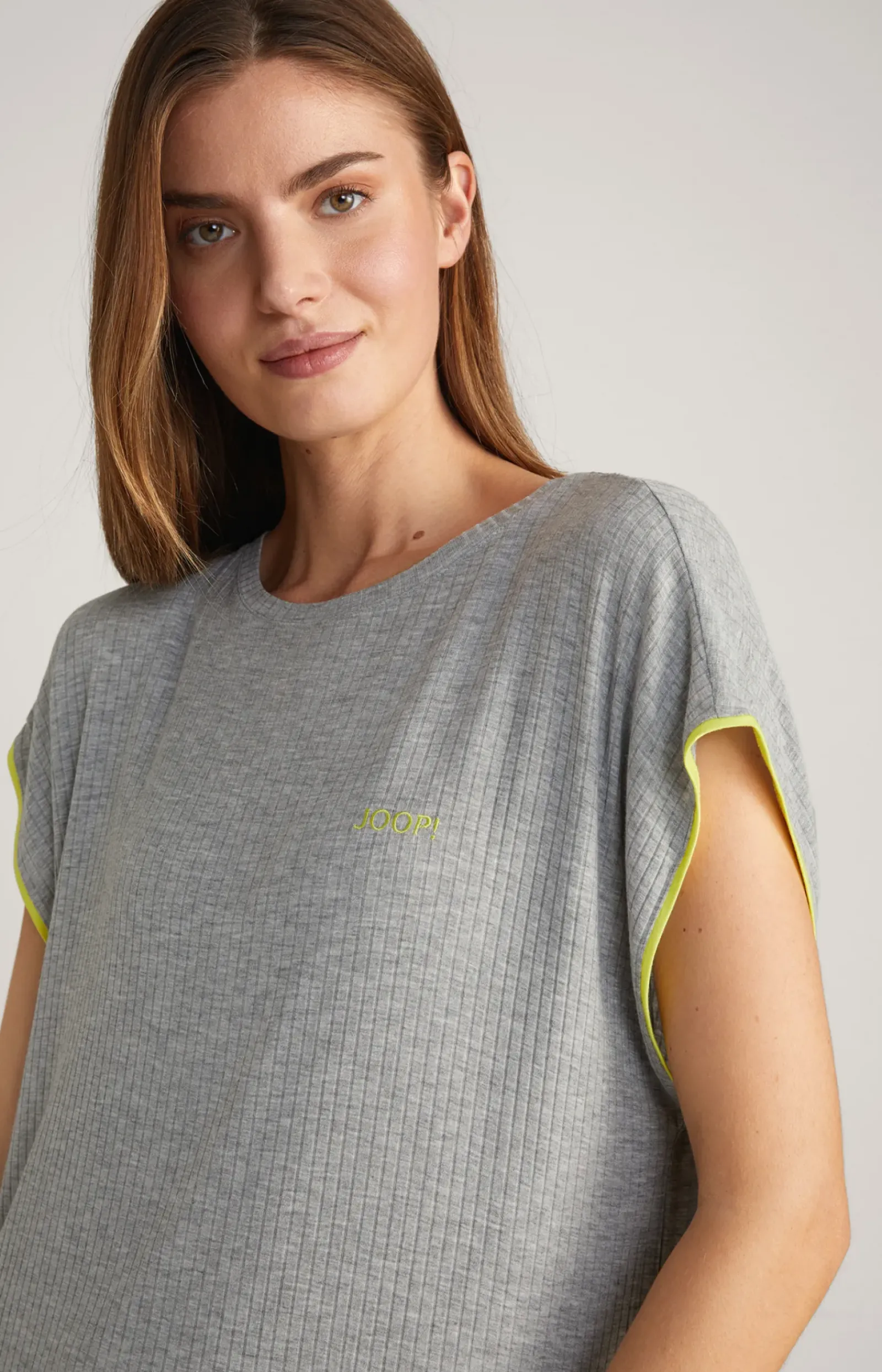 JOOP! Loungewear & Nachtwäsche|Bekleidung>Loungewear Longshirt in Grey Melange