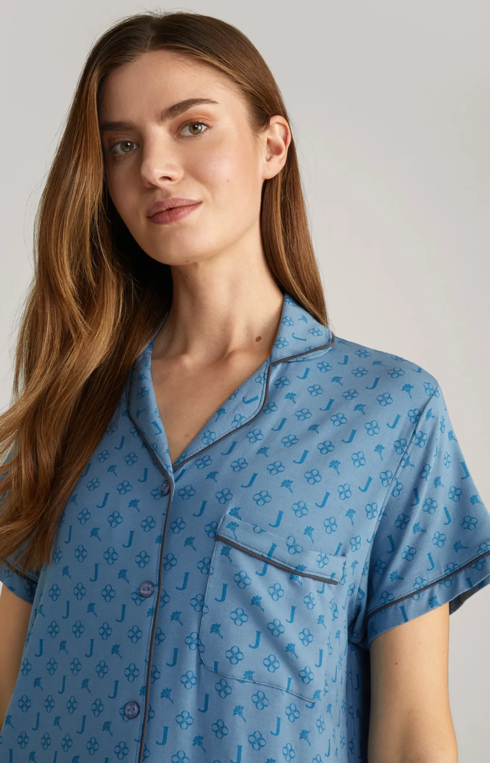 JOOP! Loungewear & Nachtwäsche|Bekleidung>Loungewear Longshirt in Ocean Blue