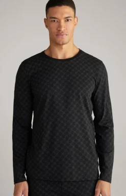 JOOP! Unterwäsche&Loungewear>Loungewear Longsleeve in gemustert