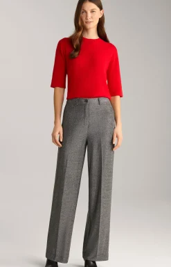 JOOP! Hosen|Shirts & Sweats>Lurex-Hose in Grau-Glitzer