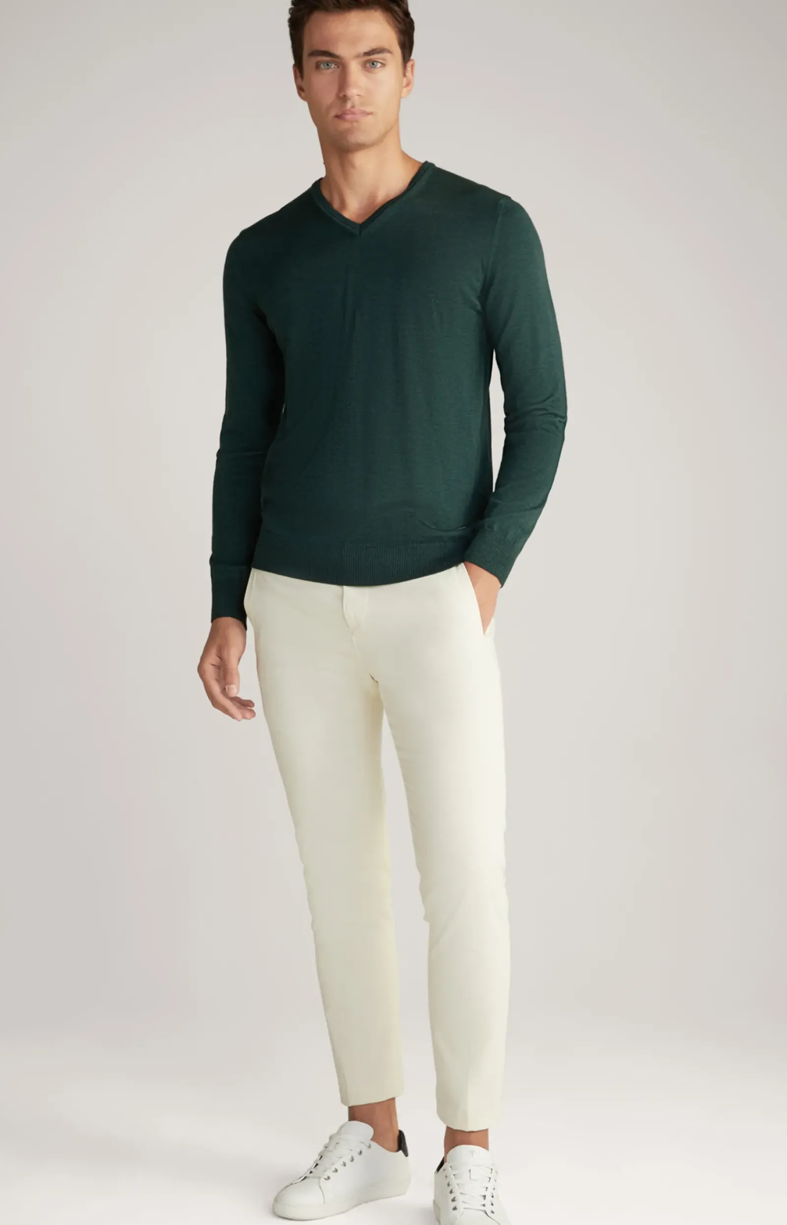 JOOP! Strick>Merinowoll-Pullover Damien in