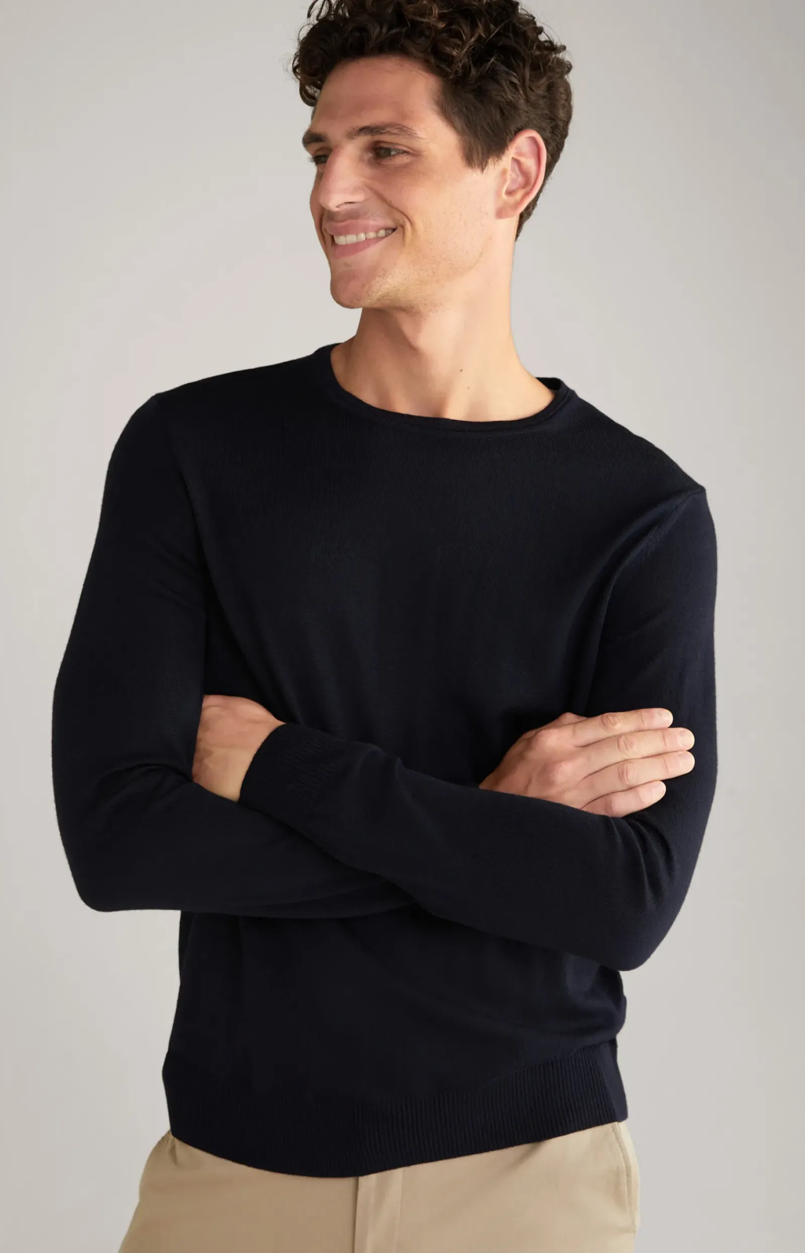 JOOP! Strick>Merinowoll-Pullover Denny in