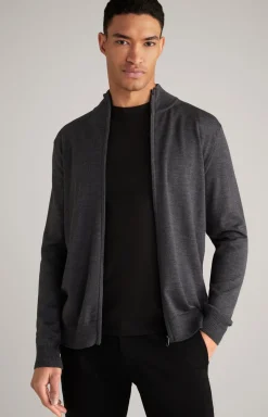 JOOP! Strick>Merinowoll-Strickjacke Davis in