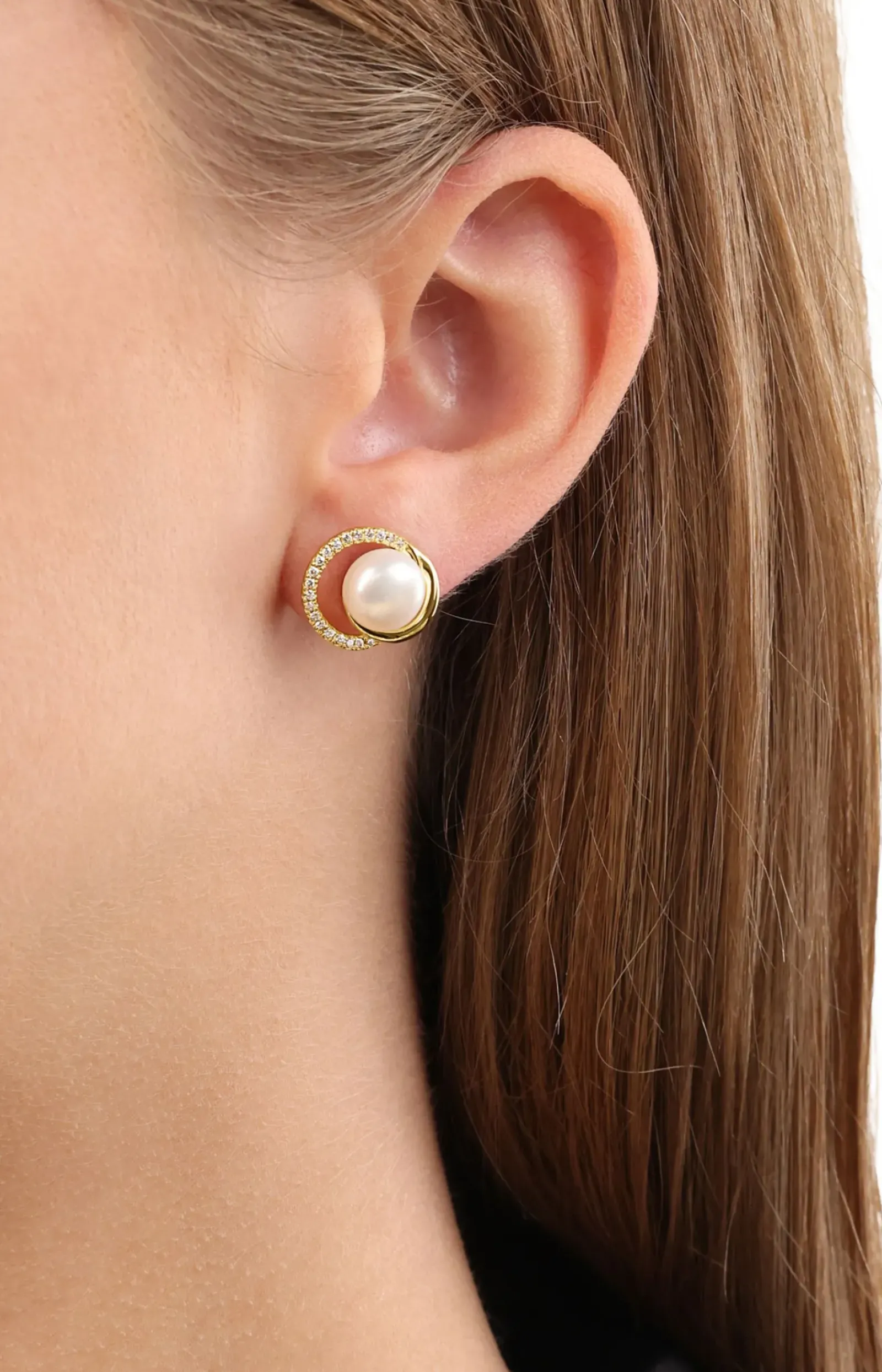 JOOP! Ohrringe|Schmuck>Ohrstecker mit Perle in