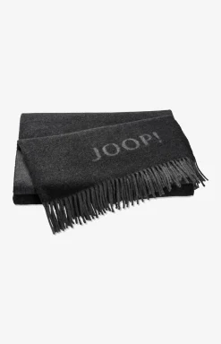 JOOP! Plaids & Decken>Plaid Fine Doubleface in Anthrazit/Graphit
